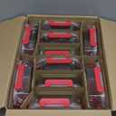 VERONES 10 Pack 22 OZ Glass Meal Prep Containers, Airtight Glass Lunch Containers Set, Glass Food Storage Containers with Lids,Exclusive of BPA, for Microwave, Oven, Freezer & Dishwasher Friendly,Red