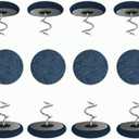 12 PCS Upholstery pins,slipcover Screws,Bed Skirt,Upholstery Screws,Headliner pins (12-TP-Dark Blue)