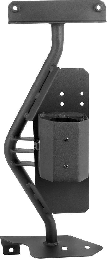 Go Rhino Hydraulic Jack Mount | Mild Steel, Textured Black | 701005T | Fits 2018-2024 Jeep Wrangler; 2020-2023 Jeep Gladiator