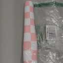 Amiya Checkered Wallpaper Peel and Stick Pink Mosaic Checkerboard Contact Paper 17.3X80Modern Self Adhesive Vinyl Removable Wall Paper for Shelf Liner,Classroom,Cabinets,Living Room