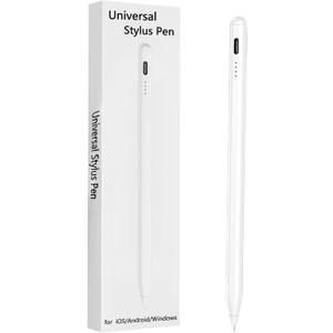 Stylus Pen Android for Samsung Galaxy Tab A9/ A9Plus/ A8/ A8plus/ A7/ A7lite Tablet S Pencil Touchscreens Stylists Pen (White)