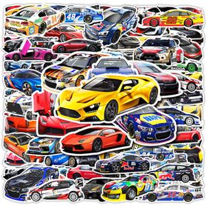 102PCS Sports Car Stickers - Racing Car, Waterproof Stickers for Bottles, Laptops, Skateboards, Helmets