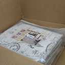 Washable Area Rug 10'x14' Floral Khaki Boho Design Non-Shedding Easy Care Ideal for High Traffic Areas in Living Room Bedroom Office Coffee Table Kitchen Large Carpet