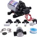 JEENDA Industrial Automatic Diaphragm Water Pump 2088-594-144, 115V AC, 45PSI, 4.0 GPM, 240GPH, 15.1LPM RV Fresh Water Pump for RV, Marine,Yacht