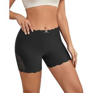 Banamic Women's Boyshorts Underwear Seamless Boy Shorts Panties Soft Stretch Boxer Briefs, Size XL