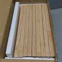 YESKAY 8x10 Picture Frame Set of 9, Display Pictures 5x7 with Mat or 8 x 10 Without Mat, Multi Photo Frames for Wall Mounting or Table Top Display, Natural Oak