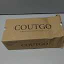 Coutgo Womens Slingback Kitten Low Heels Dress Shoes Closed Pointed Toe Bow Tie Slip on Office Work Pumps (8, Navy)