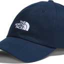 THE NORTH FACE Norm Baseball Hat | Shallow Fit Ball Cap With Embroidered Logo, Adjustable Strap Closure & Silver Buckle (One Size, Summit Navy)