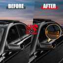 X AUTOHAUX Right Passenger Side Door Mirror Turn Signal Indicator Light for Mercedes Benz W204 C204 W212 OE# A2129067501