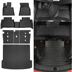 Naibeve Floor Mats for 2020-2025 BMW X6 M/M50i/sDrive40i/xDrive40i G06 - All Weather Custom Fit for BMW X6 Floor Mats & Cargo Mats & Backrest Mat Accessories