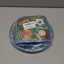 Sports Party Plates Napkins Superstar Party Tableware All Star Birthday Baseball Football Soccer Basketball Disposable Paper Plates Napkins for Boy Birthday Decoration Supplies Favors 24 Guests