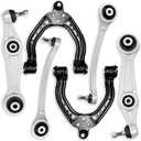 6PCS Front Rearward Forward Lower Upper Control Arm Fit for Compatible With Tesla Model S 2012 2013 2014 2015 2016 2017 2018 2019 2020 2021 OE# 1043966-00-A 1041570-00-B 1048951-00-B