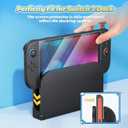 FASTSNAIL 3 Pack Screen Protector for Nintendo Switch 2(2025) with Alignment Frame Tool, Anti-Fingerprint & 9H Hardness Anti-Scratch & HD Clear Tempered Glass Screen Protector Installation Kit