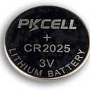 PK Cell CR2025-5B 3.0V Multipurpose Flat Lithium Manganese Battery44; Pack of 5