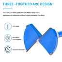 6 x 11/16" Forstner Drill Bit, Hex Shank Carbide Tipped Wood Drilling Wood Tool Punching Bit(20mm)