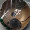 ELYONA Modern Pendant Light Walnut Wooden Pattern Dome Pendant Light Fixture Matte Black Metal Gold Inner Finish Adjustable Hanging Lighting for Kitchen Island Dining Room Office Hallway Foyer Bedroom