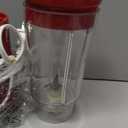 Hamilton Beach Portable Blender for Shakes and Smoothies, 14 Oz BPA Free Travel Cup & Lid, Durable Stainless Steel Blades, Personal Smoothie Blender, Red (51101RV)