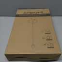 4 Holders Upgrade Bird House Pole with 90inch for Outdoor Bird Feeder Bath, Heavy Duty Adjustable Birdhouse Stand with 4 Plates & 5 Prong Base for Garden, Yard(NO Birdhouse & Birdbath)