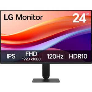 LG 24U411A-B 24-inch Full HD (1920 x 1080) IPS Computer Monitor, 120Hz, HDR10, Reader Mode, Flicker Safe, HDMI, Slim Stand Base, Black