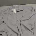 COOFANDY Men's Long Sleeve Button Down Shirt Casual Untucked Dress Shirts Suumer Wedding Shirt Light Gray 4XL