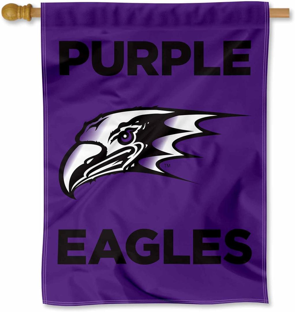 Niagara Purple Eagles Double Sided House Flag