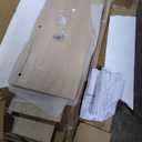 GarveeHome Shoe Cabinet with 3 Flip Drawers, Wooden Shoe Organizer with Adjustable Shelf, Shoe Storage for Entryway, Hidden Shoe Cabinet for Hallway, Living Room, Natural Oak