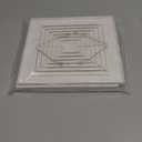 (2-Pack) BP90 Bathroom Exhaust Fan Cover, 9-1/4" x 9" Vent Cover Replacement, Compatible with Broan-NuTone, Square Ceiling or Wall-Mount, Fits Models BP46 663 670 671 675 688 689, White