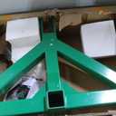 3 Point Trailer Hitch with 2" Receiver Quick Hitch Compatible with Category 1 Tractors(Green), Heavy Duty Towing Hitch Tractor Drawbar Hitch Adapter for BX, Kubota, John Deere, NorTrac, Kioti, Yanmar