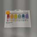 NumNum Baby Spoons Set, Baby Essentials Pre-Spoon GOOtensils for 6+ Months, First Stage Self-Feeding Spoons for Baby Led Weaning (BLW), Silicone Toddler Utensils, BPA-Free, 6 Pack Rainbow