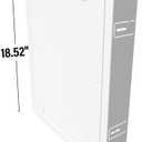 Legrand - OnQ Cable Management, In-Wall Media Box, Dual Purpose Structured Wiring Enclosure, TV Home Theater Recessed Storage Box, 17 Inch, White, ENP1700NA