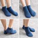 MAGIARTE Womens Cotton Ankle Socks Low Cut Athletic Casual Mutil Color No Show Running Socks for Women (6-9)