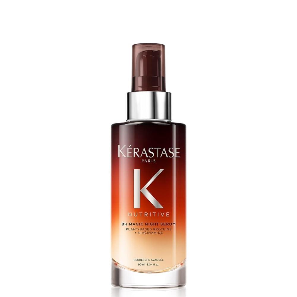 Kerastase Nutritive 8H Magic Night Serum - Overnight Treatment for Dry Hair, Enhances Shine, With Plant-Based Proteins (3.04 Fl Oz (Pack of 1))