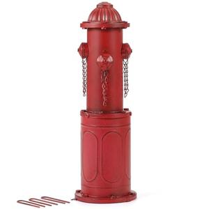 YiLifebes Dog Fire Hydrant Pee Post, 22.4" H Fake Fire Hydrant for Dogs to Pee on, Red Metal Dog Pee Post for Training Tool, Puppy Pee Pole for Dogs Indoor Outdoor Garden Yard Statue