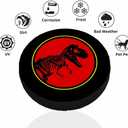 Dinosaur Spare Tire Cover Tyrannosaurus Rex Skeleton Park Red Weatherproof Universal Wheel Protectors Camper Tire Covers for Trailer Rv Travel(17 inch)