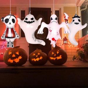 3 Pack Halloween Christmas Inflatable Outdoor Decorations,Outside Scary Halloween Hanging Decorations Indoor Decor Outdoor Yard Party Decorations for Home Office,4PCS