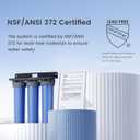 Waterdrop 3-Stage Whole House Water Filter System,with Carbon Filter&Sediment Filter,7-Stage Filtration Highly Reduce Lead,Chlorine,Odor and Taste,5 Micron WHF3T-PG,1" Inlet/Outlet