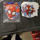 Spidey Birthday Decorations, Party Supplies Set Include Banner, Backdrop, Balloons, Hanging Swirls, Cake Cupcake Toppers, Tablecloth for Boys Girls Spidey Theme Party