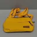 Crossbody Sling Bag Canvas Purse Small Shoulder Handbag 5 Pocket Casual Travel Messenger Hobo Bag Phone Satchel Backpack (Yellow)