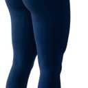 AUROLA Workout Leggings for Women Seamless Scrunch Tights Tummy Control Gym Fitness Girl Sport Active Yoga Pants (Blue, M)