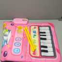 Toys for 1 Year Old Girl Gifts,2 in 1 Piano Mat Montessori Toys for 1 2 Year Old Girl,Educational Musical Toy First Birthday Gifts for 1 2 3 Year Olds Girls,Christmas Stocking Stuffers for Toddler