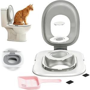 Cat Toilet Trainer Kit with Litter Scoop,5 Movable Parts
