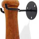 luzen 2Pcs Metal Baseball Bat Holders Wall Mount Baseball Bat Display Hanger Rack Stand Bat Holder Organizer for Baseball Bat Hanging Display, Black