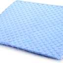 Wedge Pillow for Kids,Memory Foam for Back,Legs & Knees, Relaxation and Comfort, Soft and Breathable, Dot Texture Pillow for Reading Watching TV Gaming Sleeping, Fit for Sofa Floor Room (Blue)
