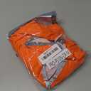SlowTon Dog Raincoat, Adjustable Dog Rain Jacket Clear Hooded Double Layer, Waterproof Poncho with Reflective Strip Straps and Storage Pocket for Small Medium Large Dogs Puppies(Orange, M)