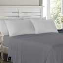 Grounding Sheet, Calking Size Grounding Flat Sheet with 5% Silver Fiber Grounded Bed Sheet Earth Product for Improved Sleep & Stress Relief (Calking - 72"*84" Gray)