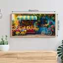 Extra Large Floral Bakery 1000-Piece Jigsaw Puzzle for Adults - Challenging Irregular Shapes, No-Dust Puzzle Board, Family Time, Ideal Gift for Puzzle Lovers, Finished Size 31.5 x 16.4 inch