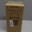 Syaws Portable Blender,Personal Blenders for Shakes and Smoothies,Travel Blender with 24oz Glass Cup and Lid,LED Power Display,USB C Rechargeable,BPA Free Juicer for Home/Outdoor/Gym