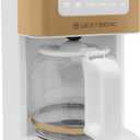 West Bend - 12-Cup White-Gold Hot & Iced Coffee Maker 