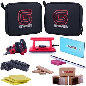 Grayne Deluxe Ski and Snowboard Tuning Kit w/Waxing Iron