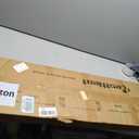 Dual Monitor Stand, 39 Inch Large Wood Monitor Stands for 2 Monitors